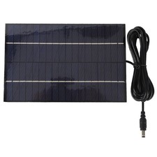 Portable 18V Solar Panel 4.2W for 12V Battery Charging with All Cables