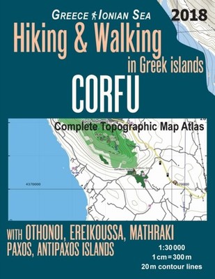 Mazitto - Corfu Complete Topographic Map Atlas 1 30000 Greece Ionian S - X555z