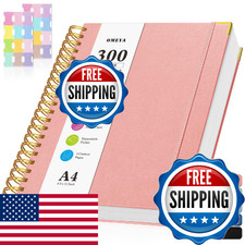 Blank Spiral Notebook: Sketch Book 8.5" X 11", Hardcover Sketchbook, 300 Pages L