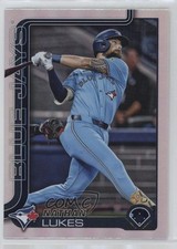 2025 Topps Series 2 Rainbow Foilboard Nathan Lukes #420 0o6v