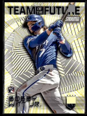 2022 Topps Stadium Club Baseball Team of the Future Rookie #TOF-7 Bobby Witt Jr.