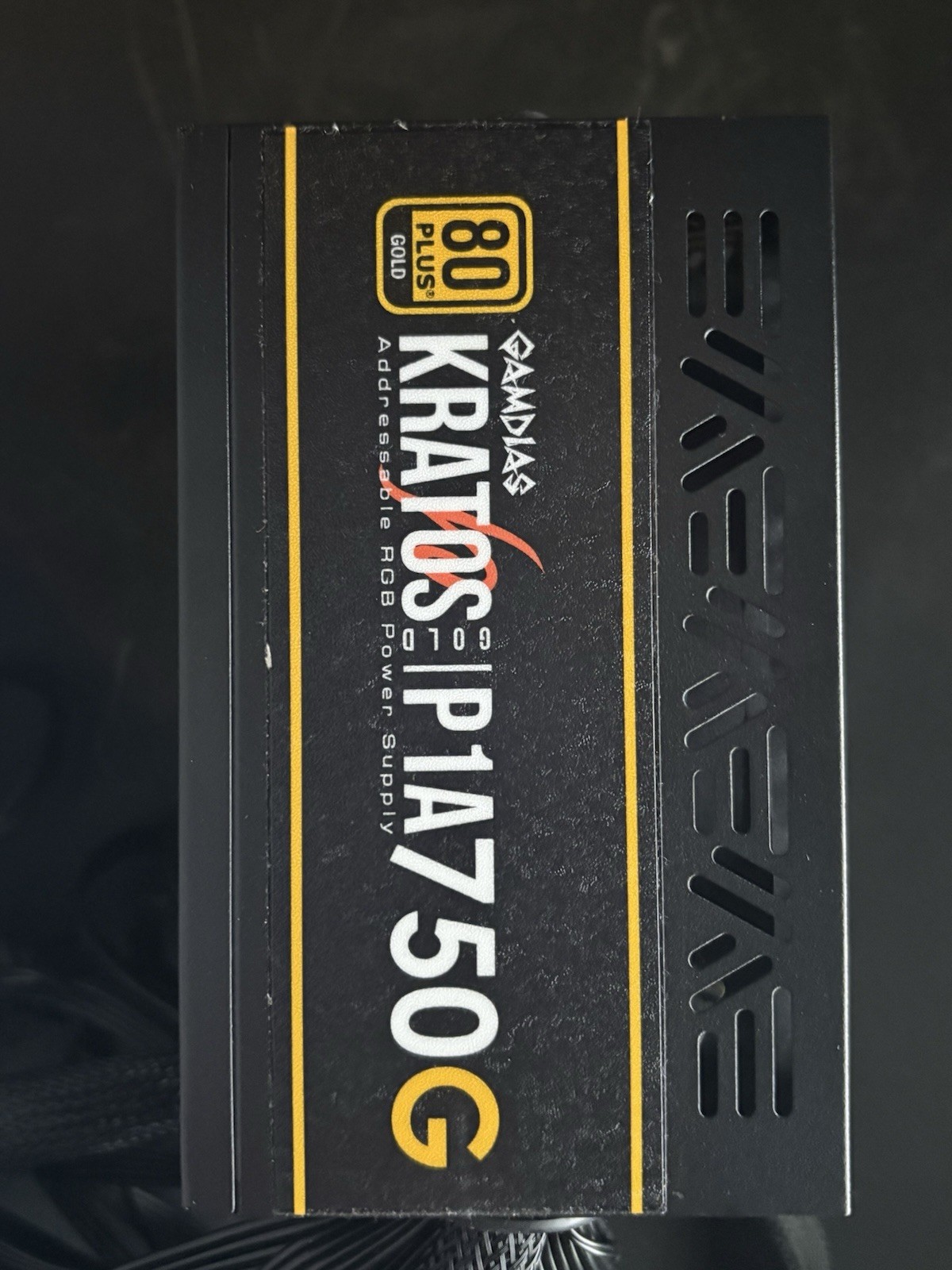 BRAND NEW GAMDIAS KRATOS P1A-750G 750W 80 PLUS Gold ATX Power Supply ...