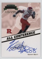 2009 Press Pass Legends All Conference Auto 123/299 Kenny Britt #AC-KB Auto 4f5