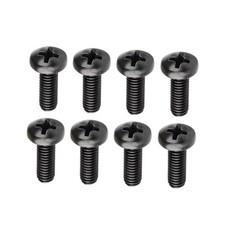 Black License Plate Screws For Lexus Toyota M6-1.0 X 16 Mm Boltphillips