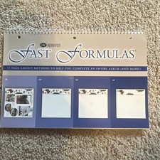 Creative Memories Fast Formulas Scrapbooking Instructions Spiral Bound Book