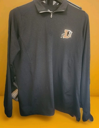 Durham Bulls Minor League Baseball bestickt Polo 1/4 Reißverschluss Large neu A125 MLB