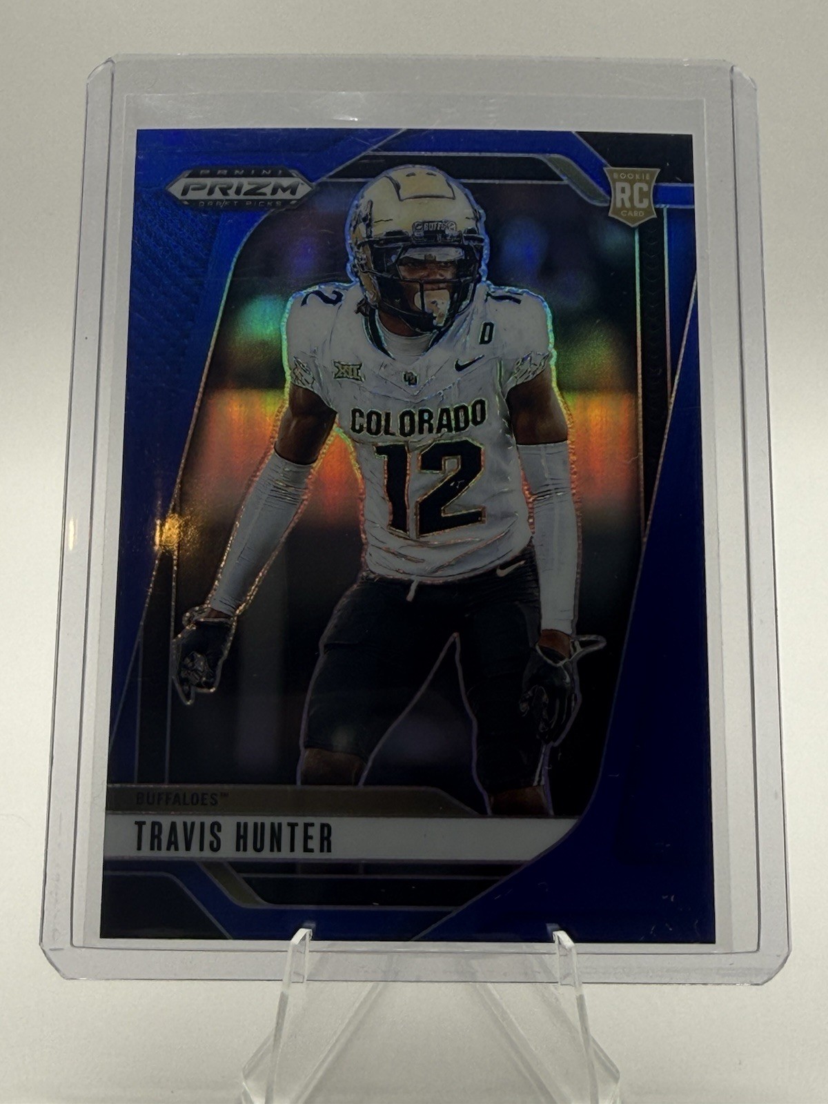 Travis Hunter RC 2025 Panini Prizm Draft /249 Blue Colorado Buffaloes #20
