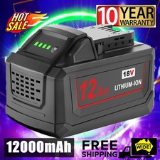12AH For Milwaukee 18V Battery For M18 48-11-1840 18V Extended Capacity Battery