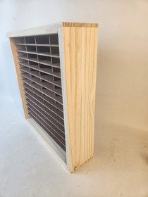 60 Atari 2600 Game Cartridge Storage Rack ~ New Napa Valley Style Wood Holder