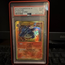 Pokémon Charizard Plasma Storm 2012 136/135 olografica PSA 9 graded