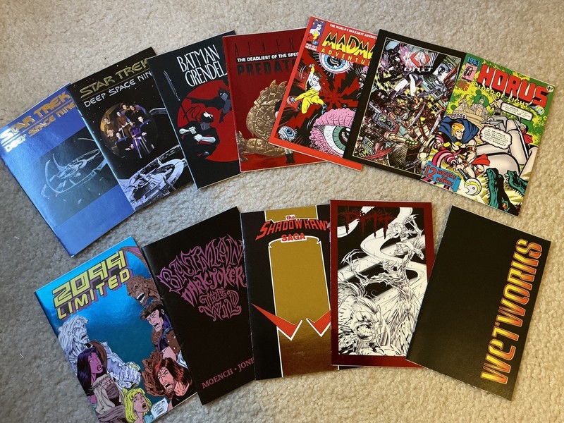 Hero Illustrated Magazine Mini-Comic Lot (#1, 1a-#11) 12 Ashcan Comics