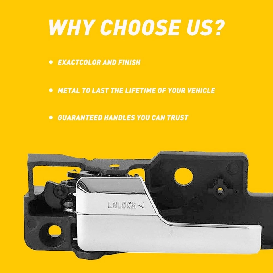 Interior Door Handle Front Driver Left Side For 2006 Lincoln Zephyr 6E5Z5422601A Foto 4 de 4