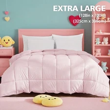 Pink Duvet Insert A comfortable,soft It is machine washable suitable for bedroom