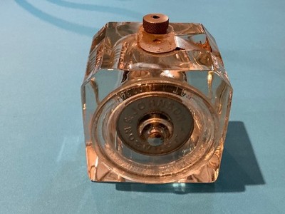 1920 s-30 s Johnson & Johnson Glass Dental Floss Dispenser. Measures 2.5 . B1