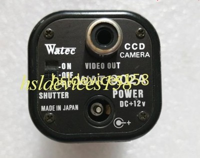 Used WATEC WAT-902A B/W Monochrome CCD Camera module High Resolution Tested *le
