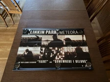 Linkin Park Meteora Vinyl Poster - Somewhere I Belong - Rare Record Store Promo 
