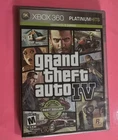 Grand Theft Auto 4 IV (Xbox 360, 2008) Platinum Hits - Complete Cib + Map GTA