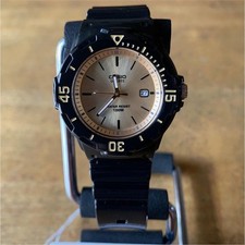 CASIO LRW-200H-9E Black Gold Diver Style Analog Date NEW Women's Watch