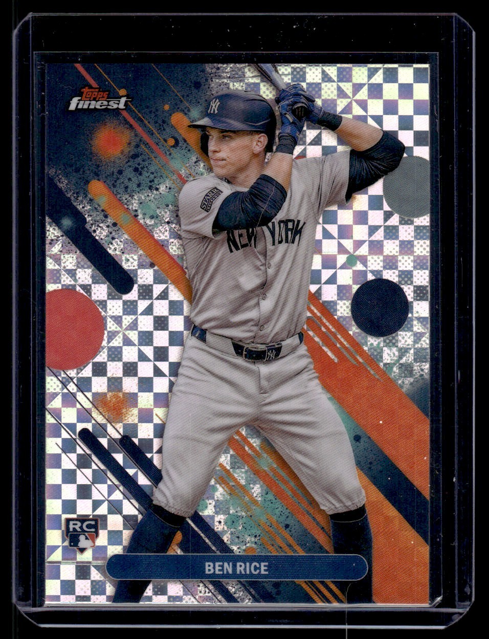2025 Finest Checkerboard Ben Rice RC New York Yankees #48