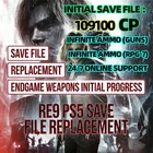 PS5 RE9 Resident Evil 9  Starter Pack - NG+ Starter / Infinite Ammo