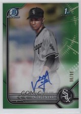 2022 Bowman Chrome Prospect Green Refractor 96/99 Norge Vera #CPA-NVA Auto 19n6