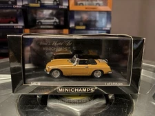 Minichamps 1967 MGB Bronze Yellow/Orange 1/43 Ltd Ed VGC 430 131034