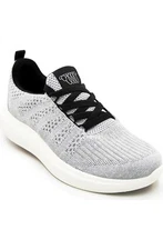 $150 - Woolloomooloo Merino Wool Eden Sneaker in Grey/Jet Size 7.5-8 (38)