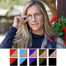 ThinOptics Armless Ultralight Readers with Stainless Steel Wallet