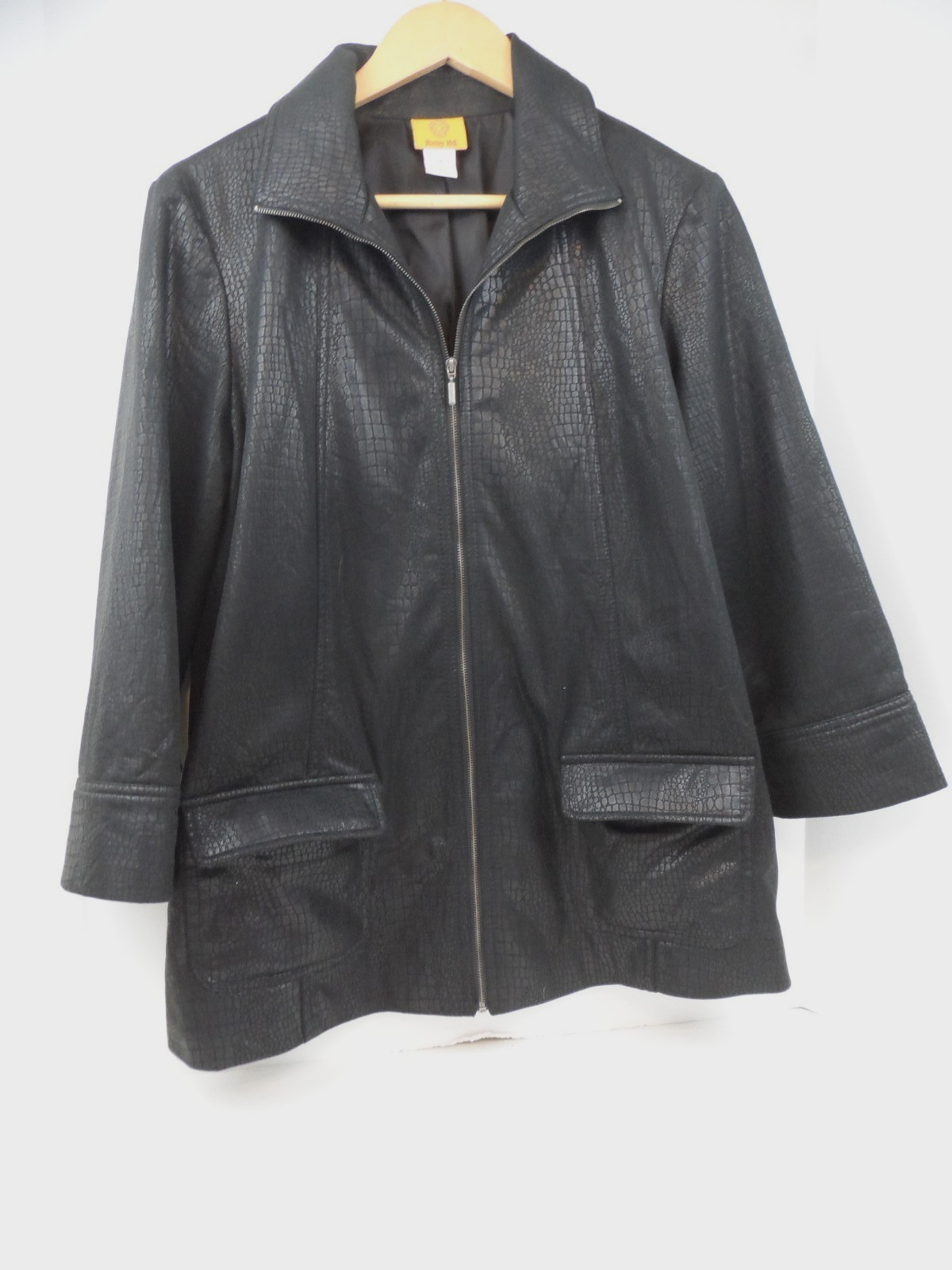 Ruby Rd Full Zip Jacket Polyester Black Women's S… - image 1