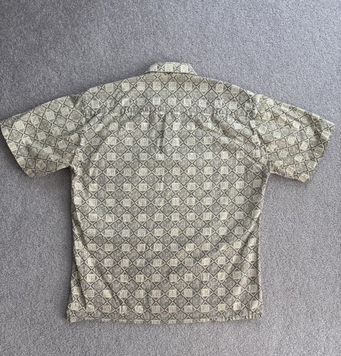 Pierre Cardin Vtg Shirt Mens Medium Abstract Print Button Up Short Sleeve Casual - Picture 7 of 12