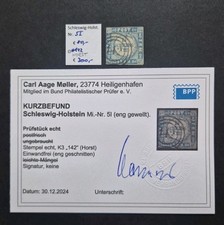 Schleswig-Holstein Nr. 5I tadellos gestempelt 142 HORST gepr. BPP (Michel: 80&euro;)