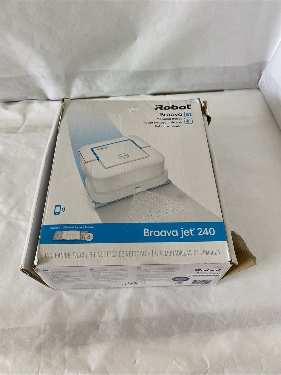 iRobot Braava Jet 240 Automatic Mopping Robot with Pads