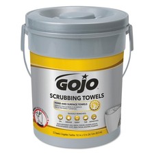 GOJO 639606 Scrubbing Towels, Hand Cleaning - Fresh Citrus 6/Carton New