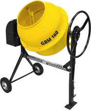 Güde Betonmischer GBM 160 800 Watt mit 160 L Zementmischer Mörtelmischer Mischer