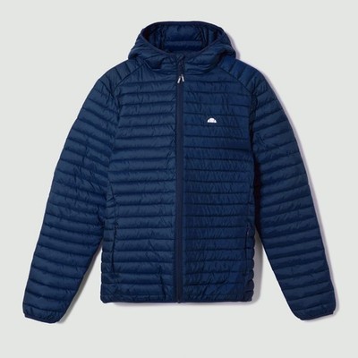 Ellesse Mens Puffer Jacket Pallochi Padded Jacket Navy