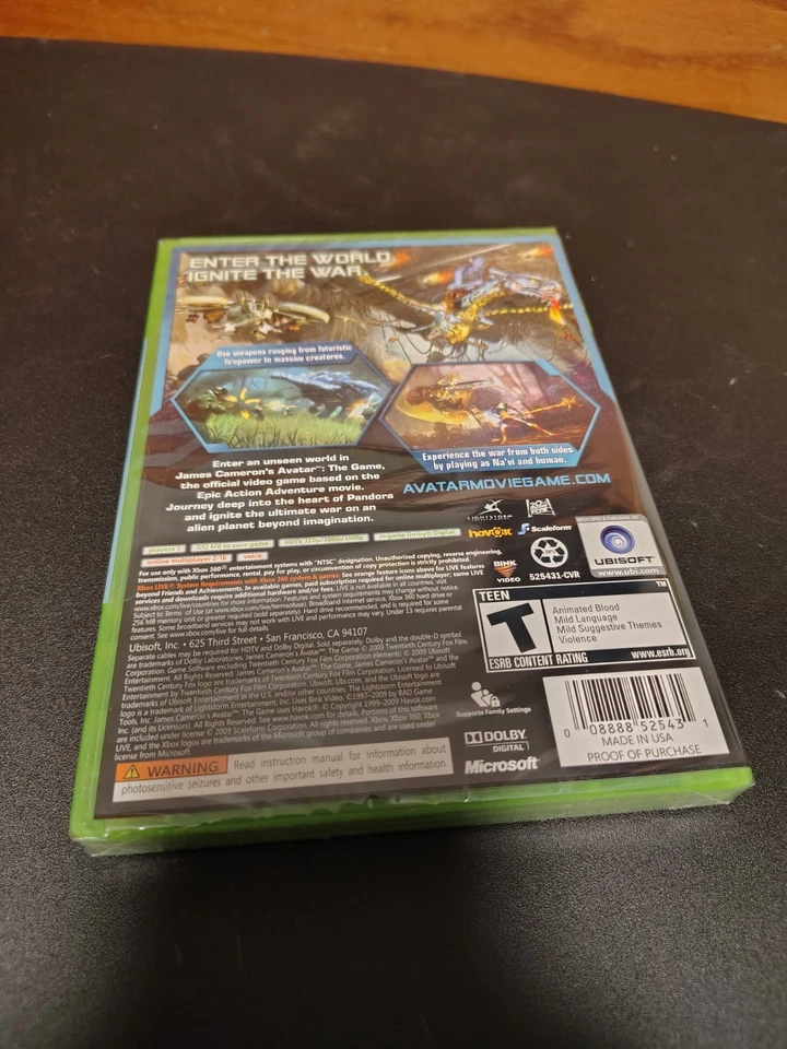 James Cameron's Avatar: The Game (Xbox 360, 2009) - Image 2 of 2