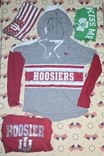 Indiana University Lot! Pink by Victoria Secret   Hoosiers Hoodie +Tank T-shirt