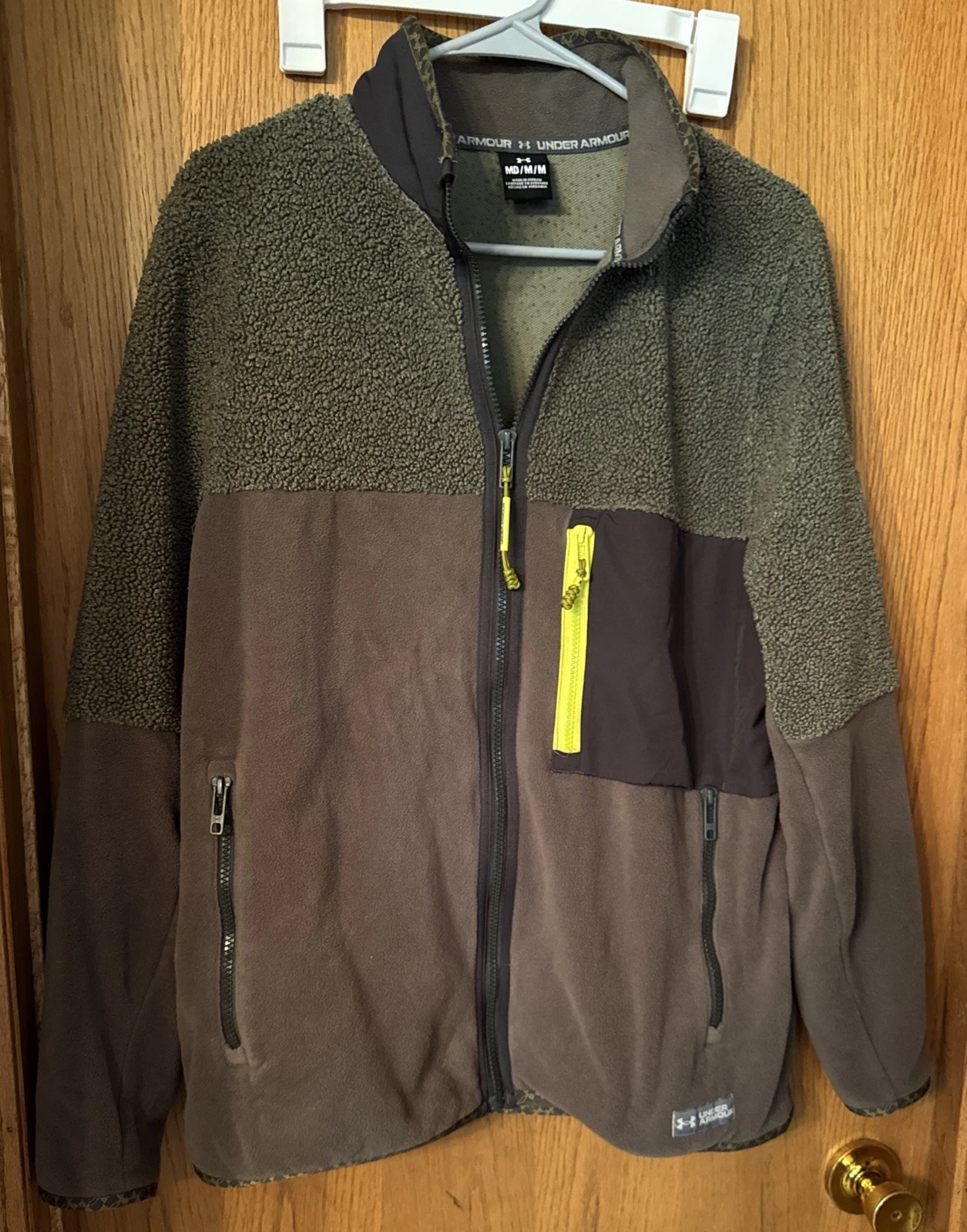 Under Armour Unisex Polartec Full Zip Fleece Jacket size Medium