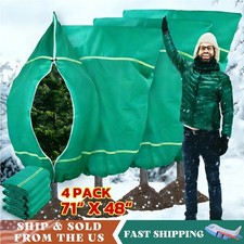 4PCS Large Plant Covers for Winter Frost Protection Reusable Bags
