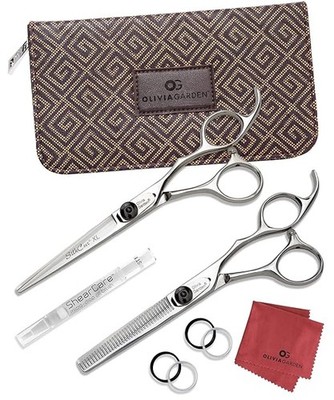 Olivia Garden SilkCut Left-Hand Shear & Thinner Set 6.5    Pro Kit
