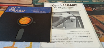 10th Frame (Accolade 1988) Commodore C64 (Disk & Manual) works 8-bit classic