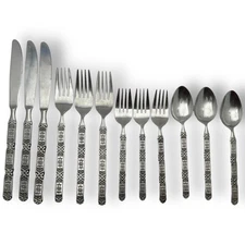 Spanish Grace Stainless Flatware By Stanley Roberts - 3 Place Settings 