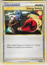 Pokemon Energy Switch 91/123 HeartGold SoulSilver Uncommon card on eBay