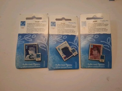 3x Olympia Pin Anstecker ATHEN 2004 Griechenland 