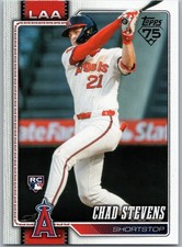 2026 Topps Chad Stevens Rookie Card RC #232 Angels. rookie card picture