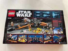 LEGO Star Wars 75102 Poe's X-Wing Fighter - Complete Set w/Manual & #ed Bags!