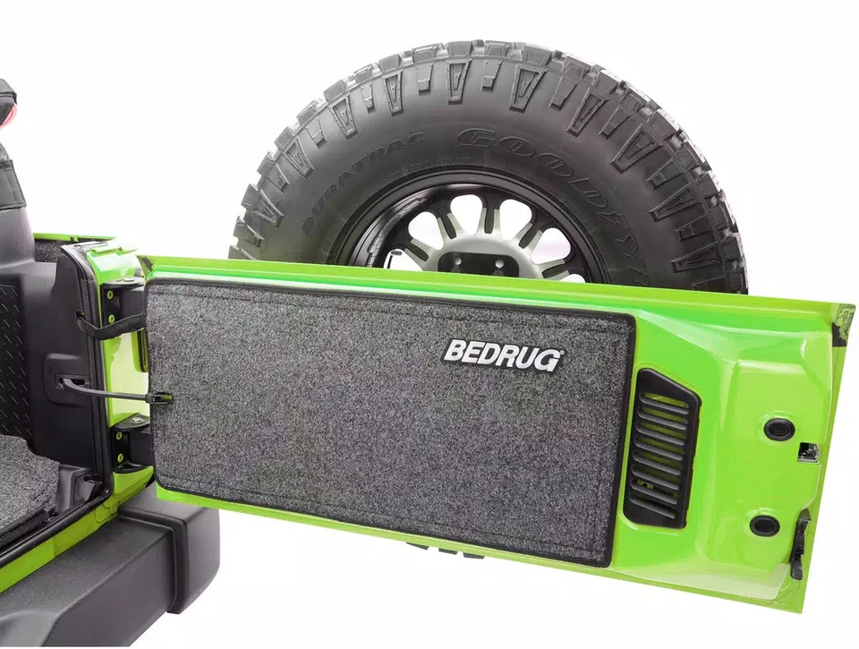 BedRug Tailgate Mat Fits 76-83 Jeep CJ5, 76-86 CJ7, 81-85 CJ-8 Charcoal Grey Foto 2 de 4