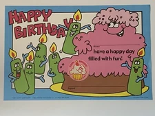 Vintage Trend Scratch And Sniff Happy Birthday Reward Cert. W/ Sticker NOS 1981
