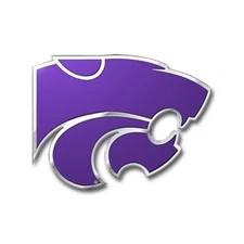 Kansas State Wildcats NCAA ProMark Emblem Sticker Decal Aluminum 3.25 x 2.5 Inch