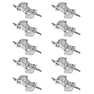 DJ-Truss-Swivel-Clamp-Double-Heads-Truss-Mount-110LB-Heavy-Duty-Alloy-10-Pack